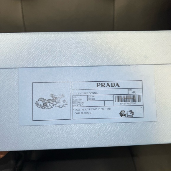 Prada “Sporty woven nylon tape sandals” Calzature Donna Nastro - Picture 4 of 5